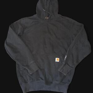 Unisex Mens Carhartt Rain Defender Hoodie Black Small Original Workwear Gorpcore
